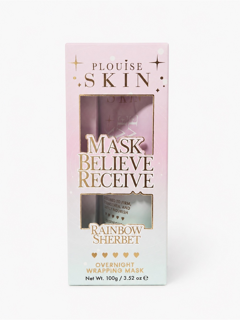 P.Louise Skin – Mask Believe Receive Rainbow Sherbet Overnight Wrapping Mask